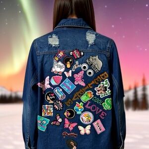 Woman patch jacket